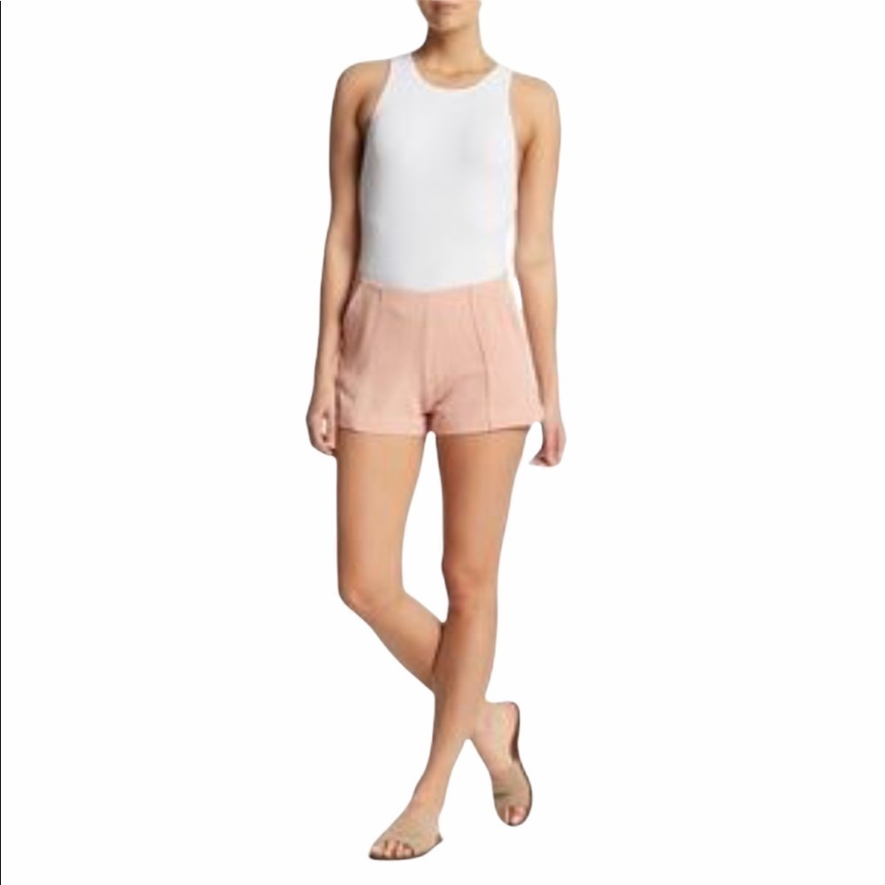 Good Luck Gem Flax Blend Textured Tailored Shorts